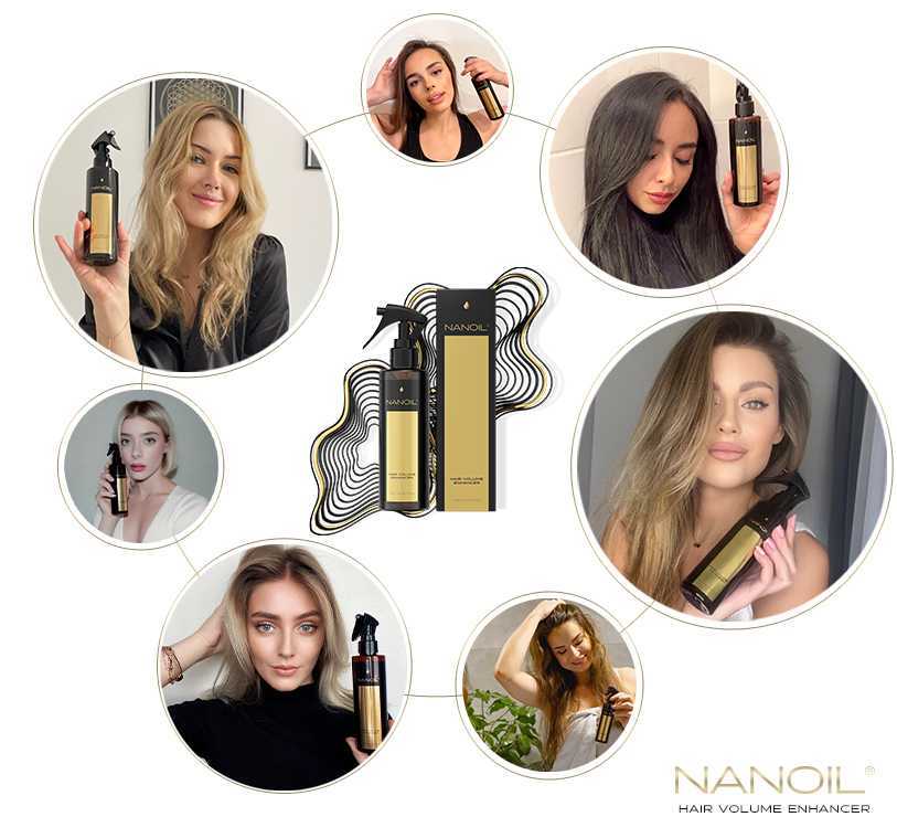 nanoil spray volumizzante per capelli